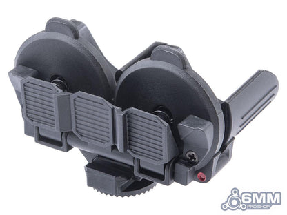6mmProShop Compact Rail-Mounted Grenade Launcher for Airsoft - Double