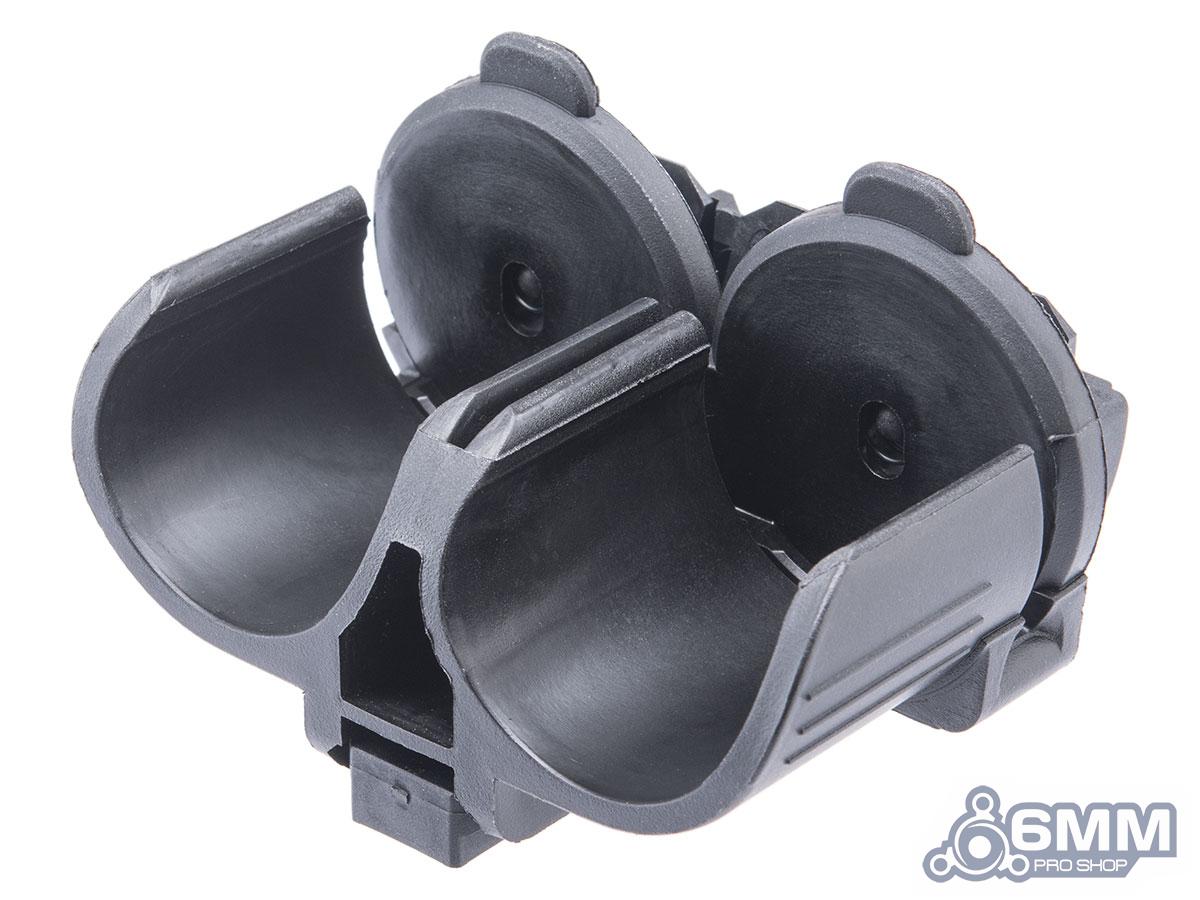 6mmProShop Compact Rail-Mounted Grenade Launcher for Airsoft - Double