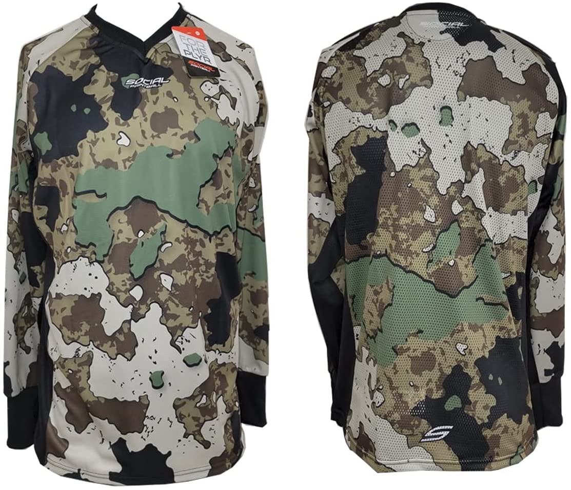 Social Paintball Unpadded SMPL Paintball Jersey - Vano Camo