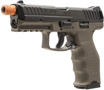 Heckler &amp; Koch VP9 Green Gas Blowback Airsoft Pistol - Tan - H&amp;K