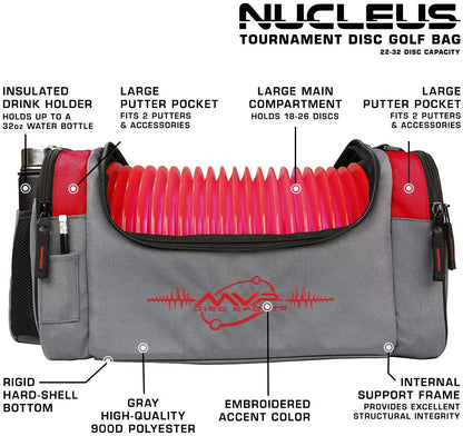 MVP Rover Disc Golf Cart with Nucleus Bag