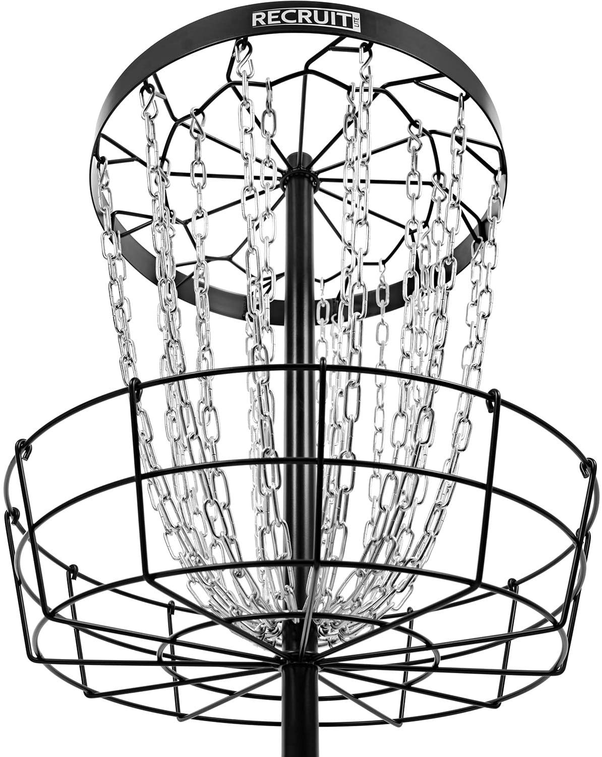 Dynamic Discs Recruit Lite Portable Disc Golf Target (Basket) - Black