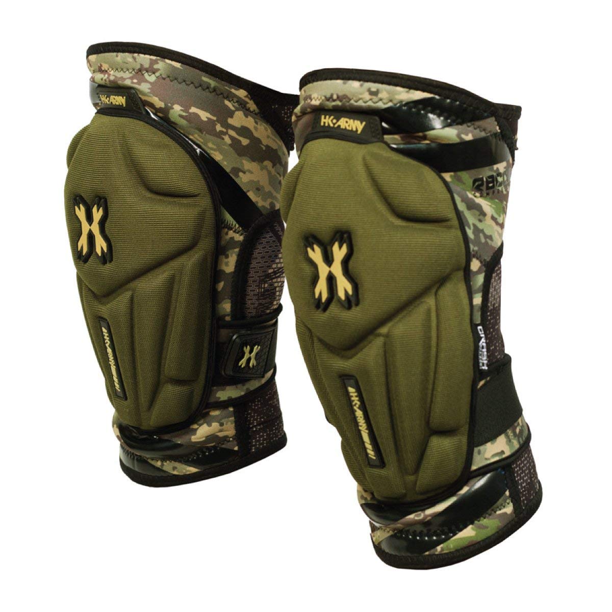 HK Army Crash Knee Pads - HSTL Camo - Small/Medium - HK Army