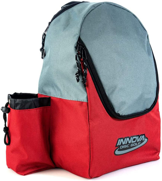 Innova DISCover Disc Golf Backpack - Red/Grey - Innova