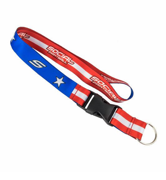 Social Paintball Lanyard - Social USA - Social Paintball