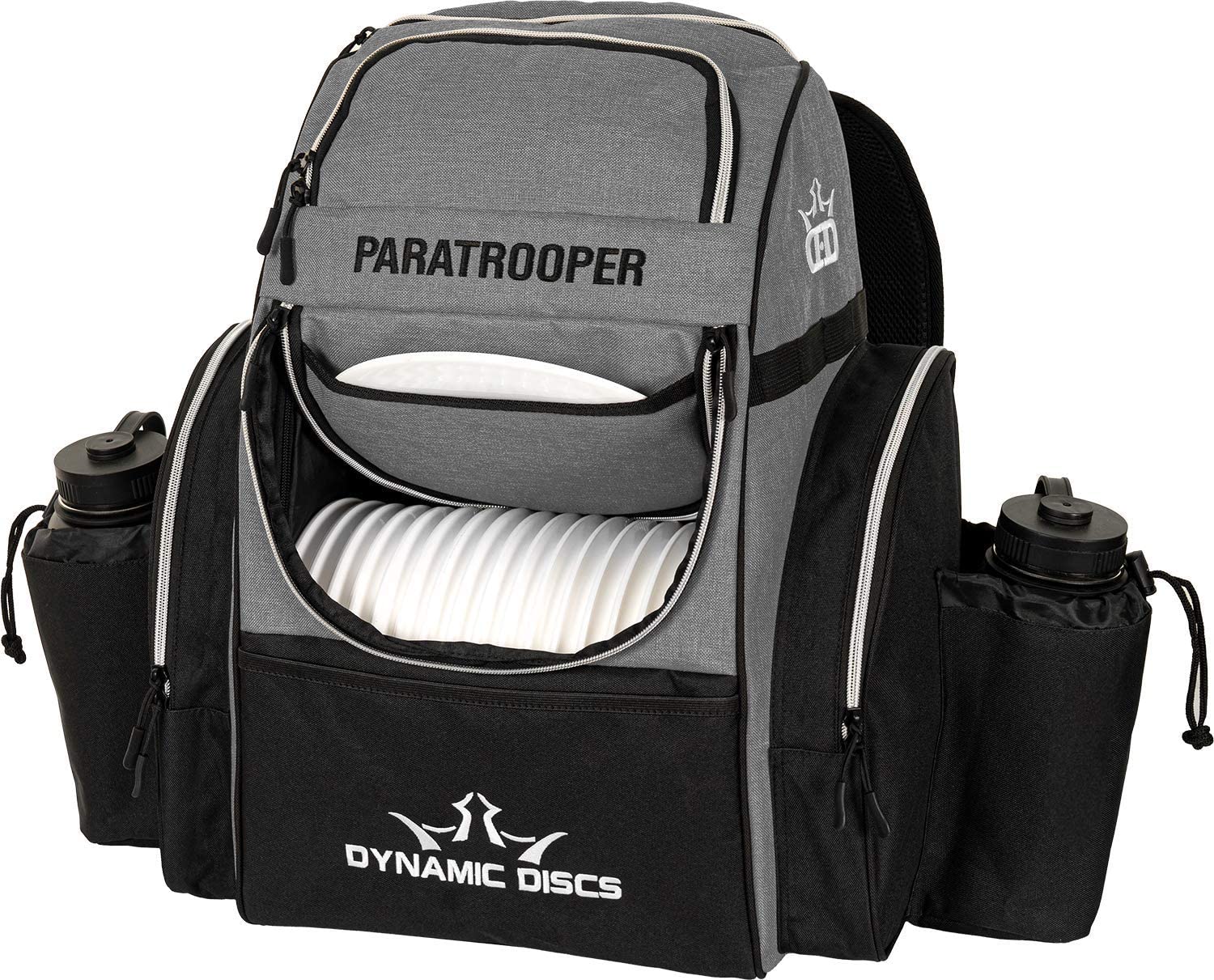 Dynamic Discs Paratrooper Disc Golf Bag - Heather Grey - Dynamic Discs