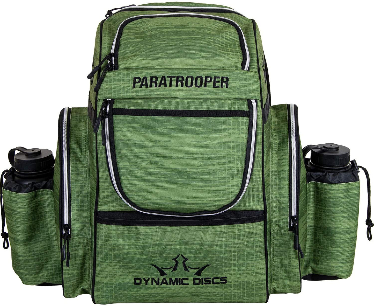 Dynamic Discs Paratrooper Disc Golf Bag - Scratched Camo Green - Dynamic Discs