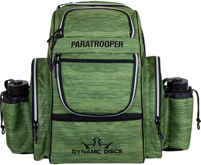 Dynamic Discs Paratrooper Disc Golf Bag - Scratched Camo Green - Dynamic Discs