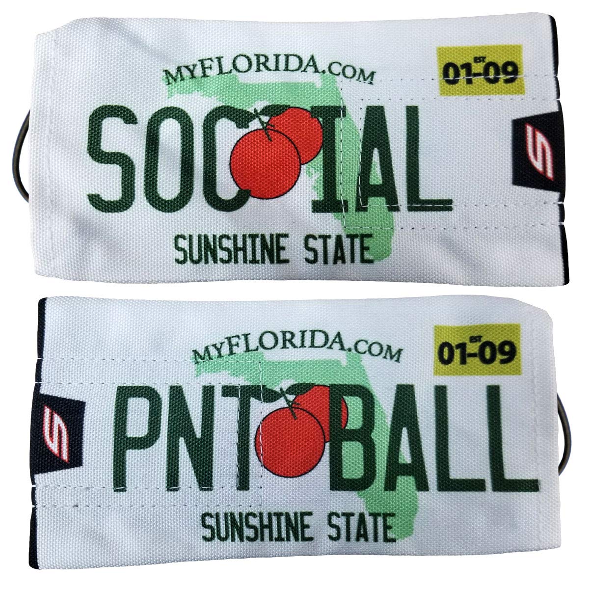 Social Paintball Barrel Cover - License Plate Series