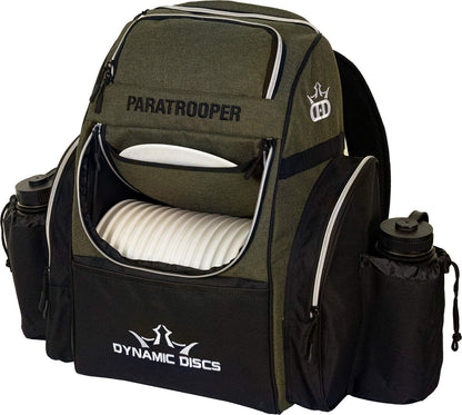 Dynamic Discs Paratrooper Disc Golf Bag - Heather Olive - Dynamic Discs