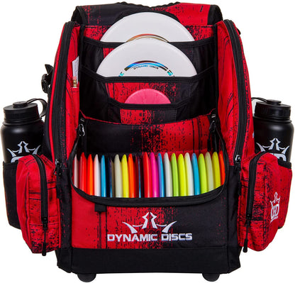 Dynamic Discs Combat Commander Backpack Disc Golf Bag - Atomic Red