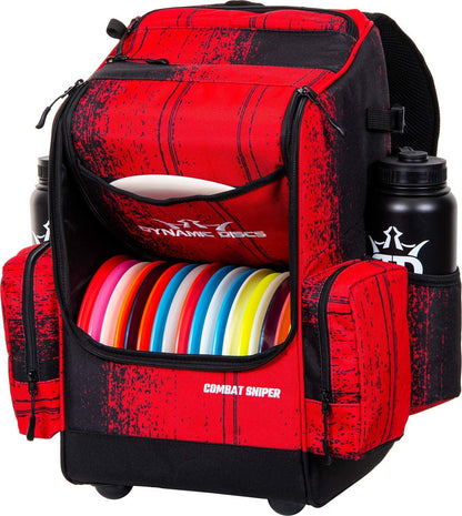 Dynamic Discs Combat Sniper Backpack Disc Golf Bag - Atomic Red