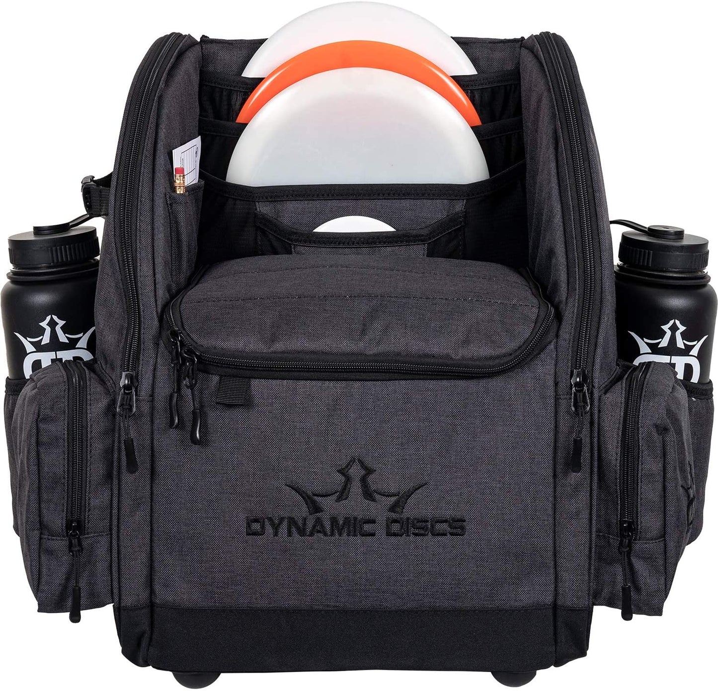 Dynamic Discs Commander Cooler Backpack Disc Golf Bag - Heather Black - Dynamic Discs