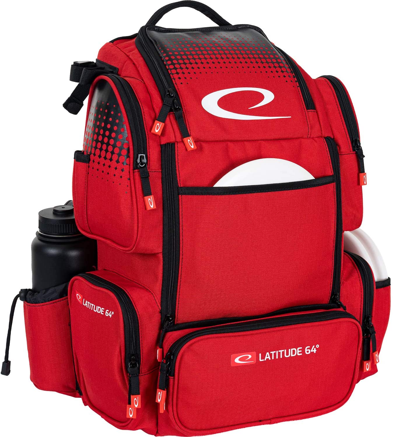 Latitude 64 Luxury E4 backpack Disc Golf Bag - Red - Latitude 64