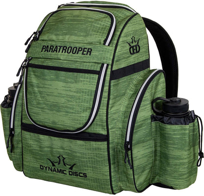 Dynamic Discs Paratrooper Disc Golf Bag - Scratched Camo Green - Dynamic Discs