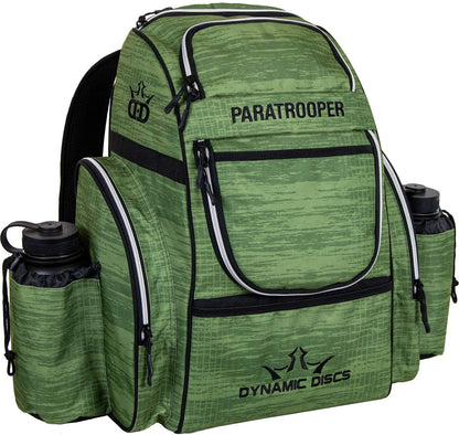 Dynamic Discs Paratrooper Disc Golf Bag - Scratched Camo Green - Dynamic Discs