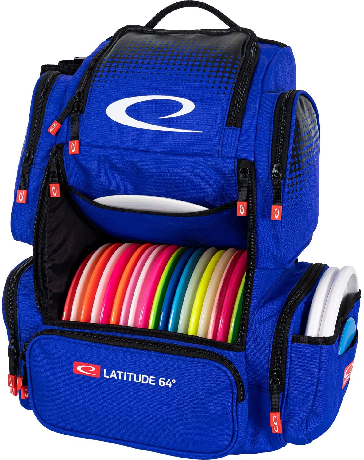 Latitude 64 Luxury E4 backpack Disc Golf Bag - Blue - Latitude 64