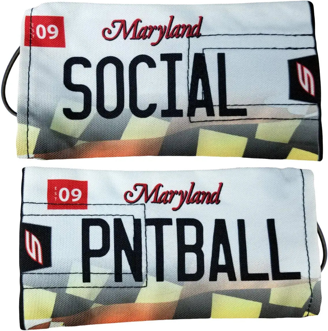 Social Paintball Barrel Cover - License Plate Series