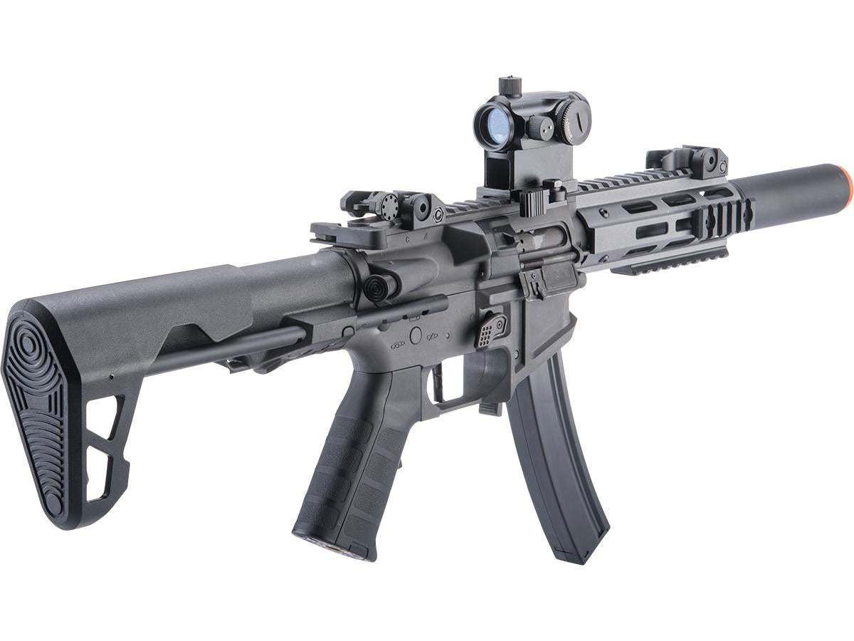 King Arms PDW 9mm SBR Airsoft AEG Rifle w/ M-LOK - Grey