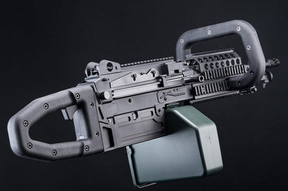 Mugen Fire Class I Custom ChainSAW Zombie Killer M249 MK46 Airsoft Machine Gun - Black