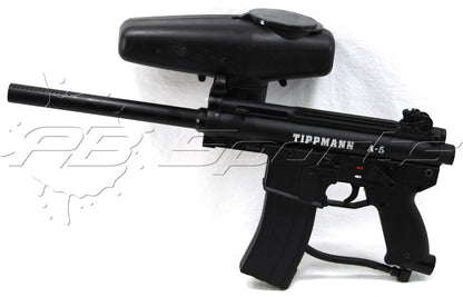 USED Tippmann A5 with Cyclone Feed - Tippmann Sports