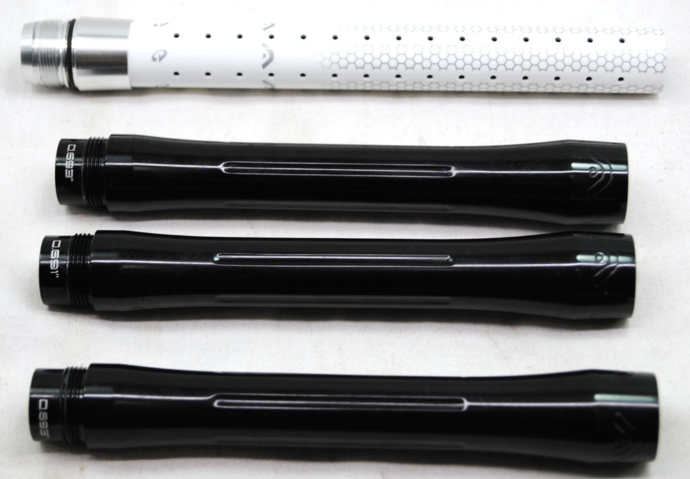 Used Angel A1 Fly Carbon Barrel Kit - White - Angel Paintball Sports