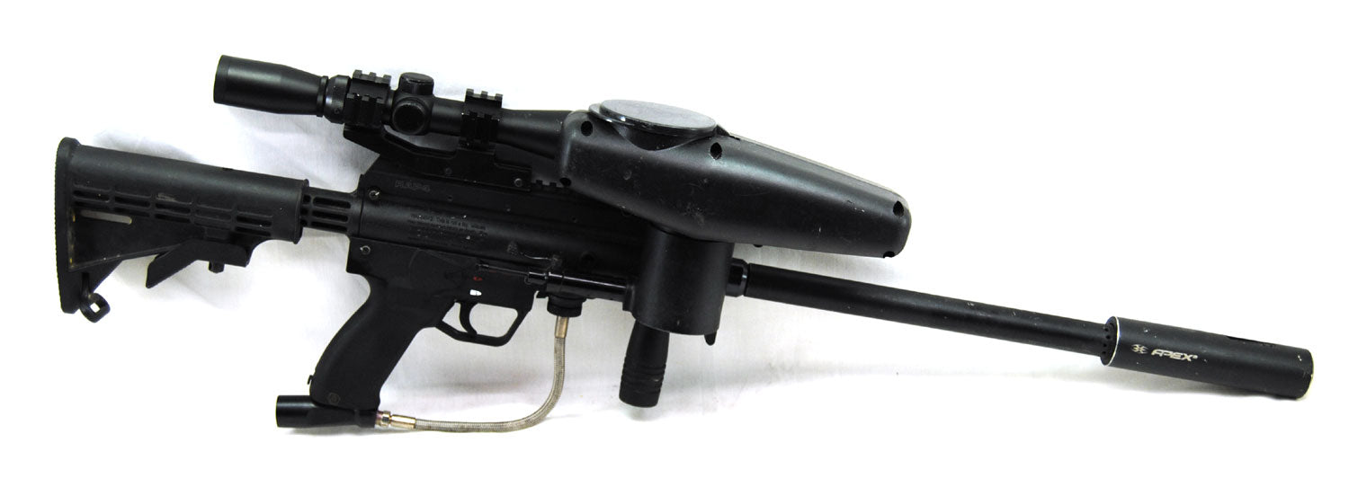 Used Tippmann A5 w/ Upgrades - Black - Tippmann Sports