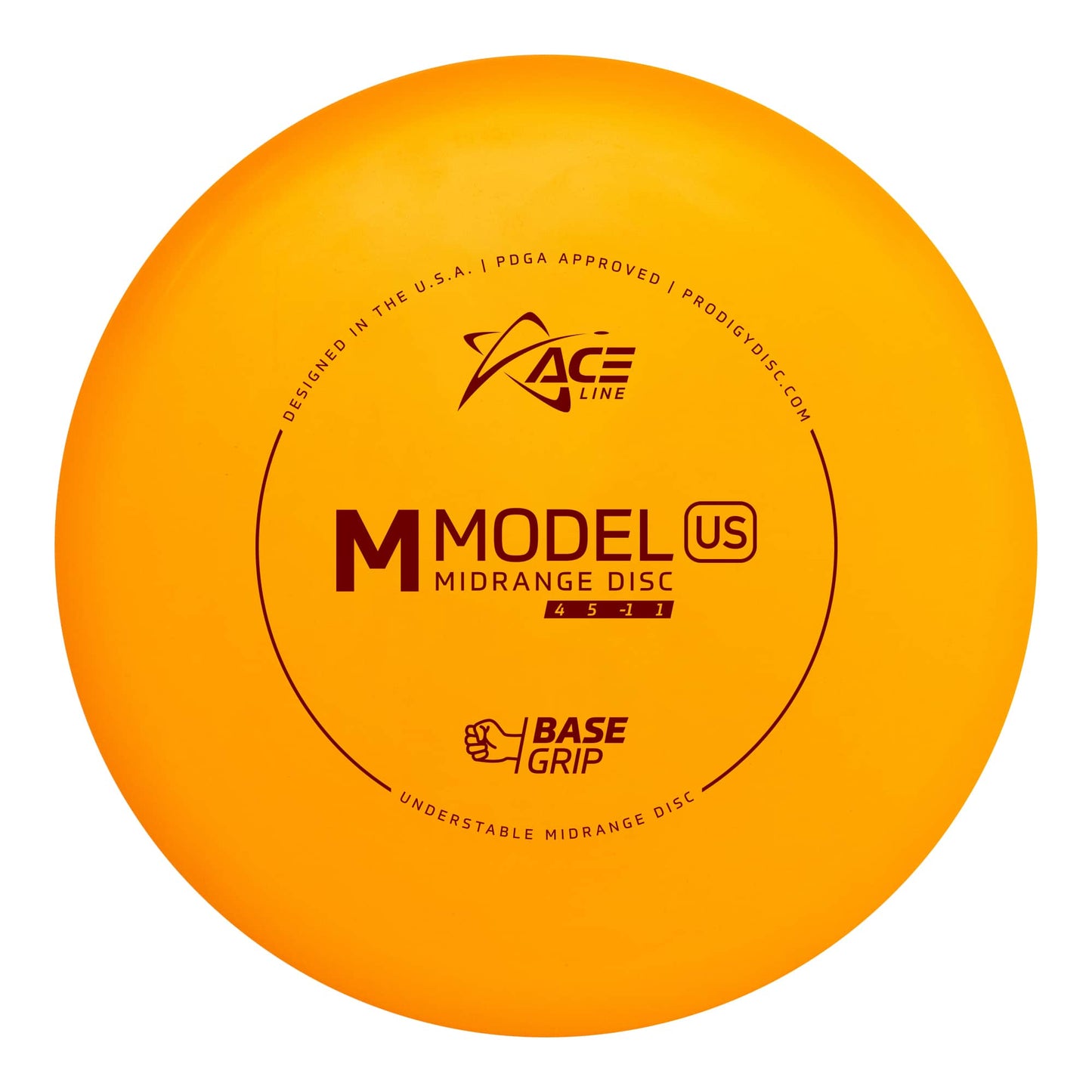 Prodigy Ace Line M Model US Midrange Disc - Basegrip Plastic