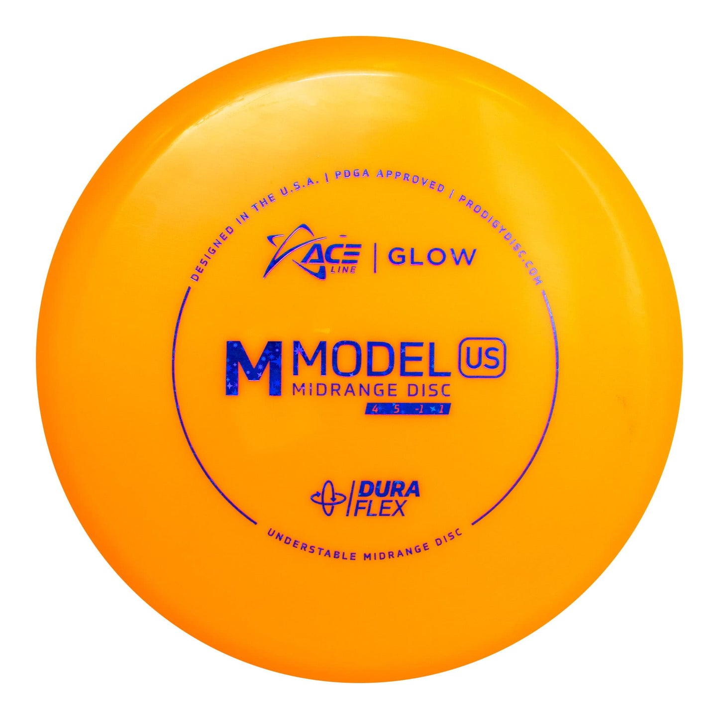 Prodigy Ace Line M Model US Midrange Disc - Duraflex Glow Plastic