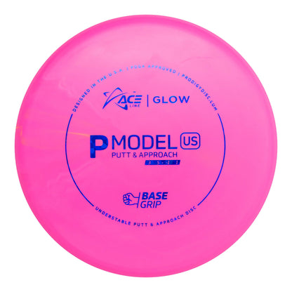 Prodigy Ace Line P Model US Putt & Approach Disc - Basegrip Glow Plastic