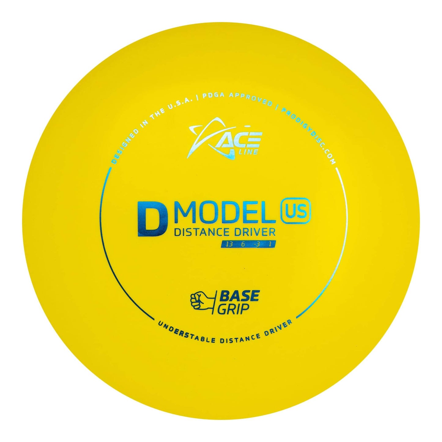 Prodigy Ace Line D Model US Distance Driver Disc - Basegrip Plastic