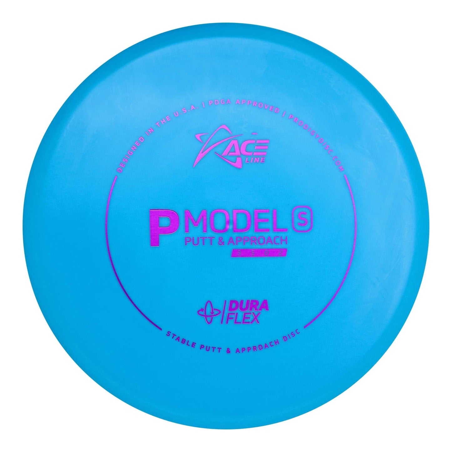 Prodigy Ace Line P Model S Putt & Approach Disc - Duraflex Glow Plastic