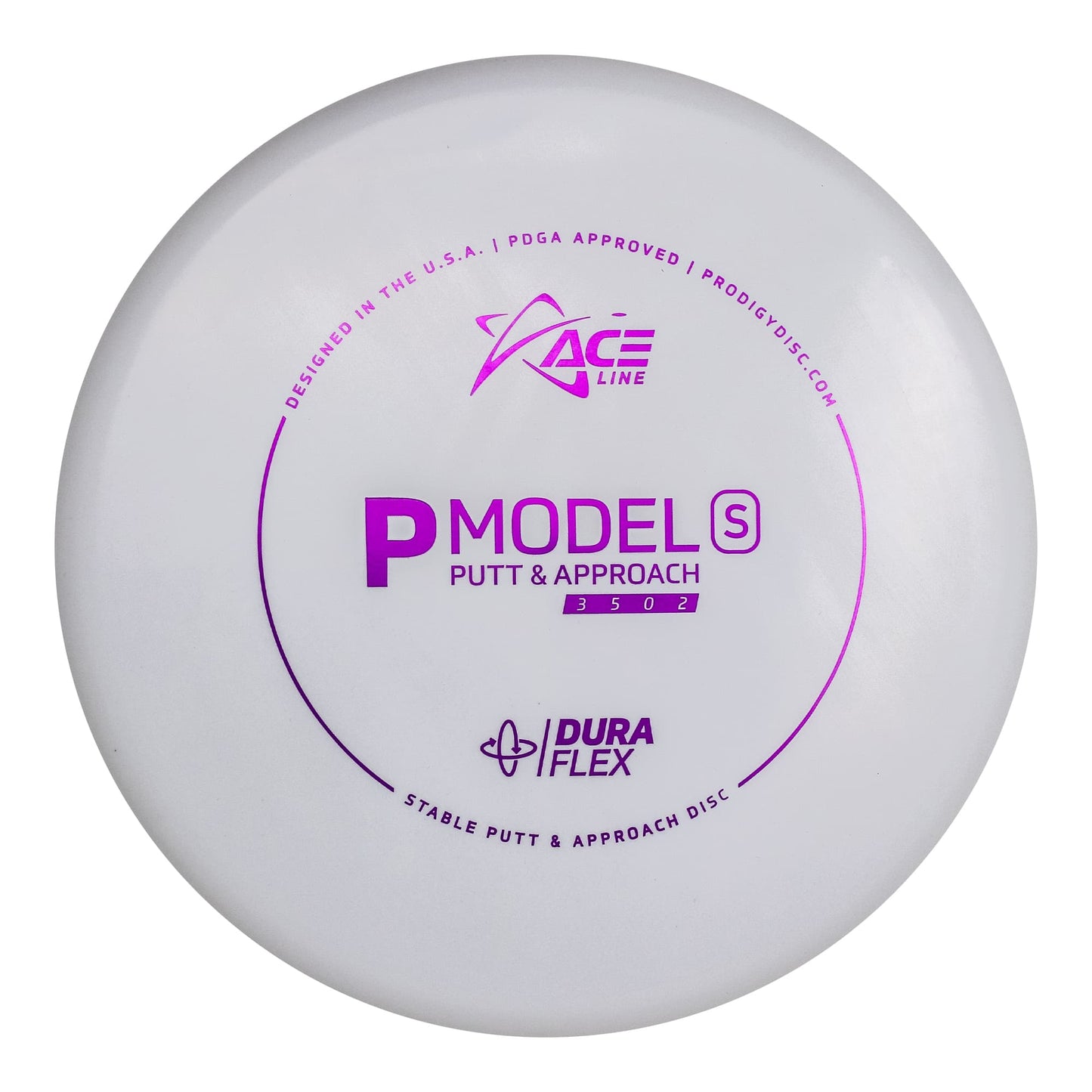 Prodigy Ace Line P Model S Putt & Approach Disc - Duraflex Glow Plastic
