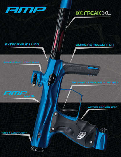SP Shocker AMP Paintball Gun - Blue - GOG