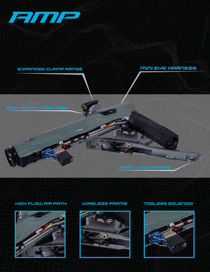 JT / Smart Parts Collaboration Shocker AMP Paintball Gun - Limited Production Graphic