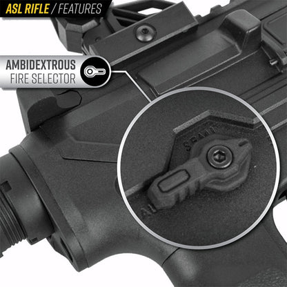 Valken Tactical ASL+ Series AEG Romeo Airsoft Rifle - Black