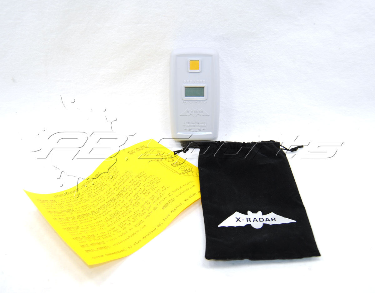 Custom Chronograph X-Radar Handheld Chronograph - Airsoft - Custom Chronograph
