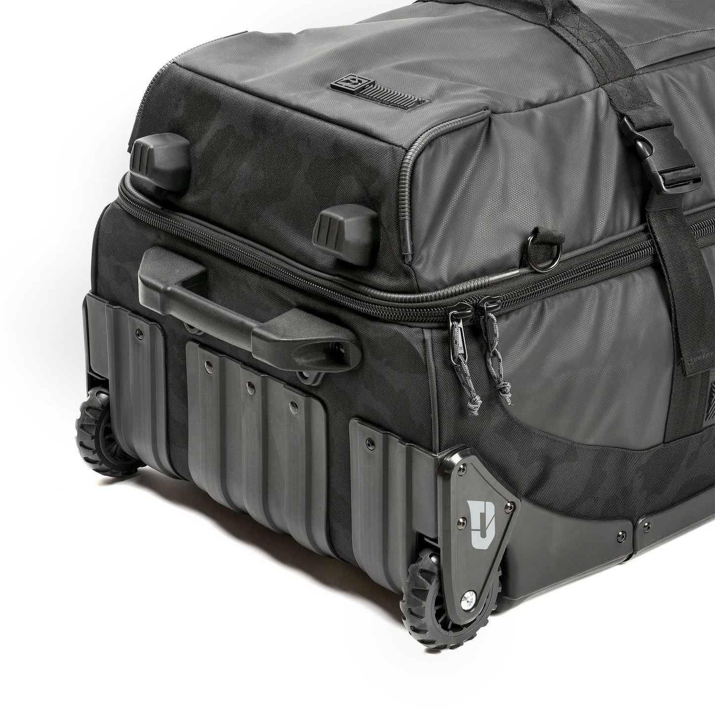 Push Paintball Division 1 Large Roller Gearbag w/ Black Backpack Strap Kit
