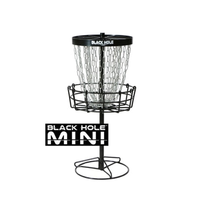 MVP Black Hole Mini Disc Golf Target (Basket) - Black