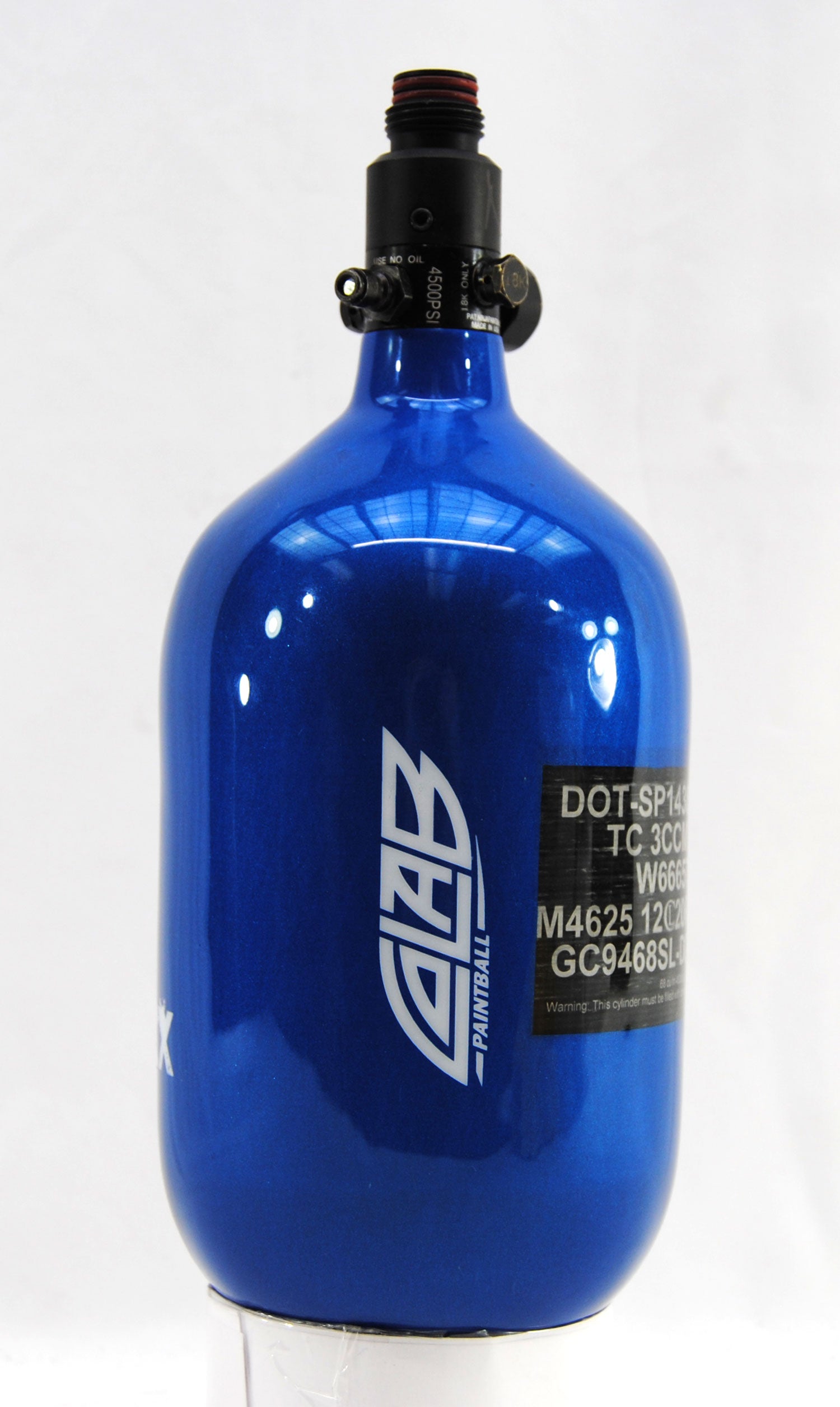Ninja METALLIX 68ci 4500psi HPA Tank - Blue - Ninja Paintball