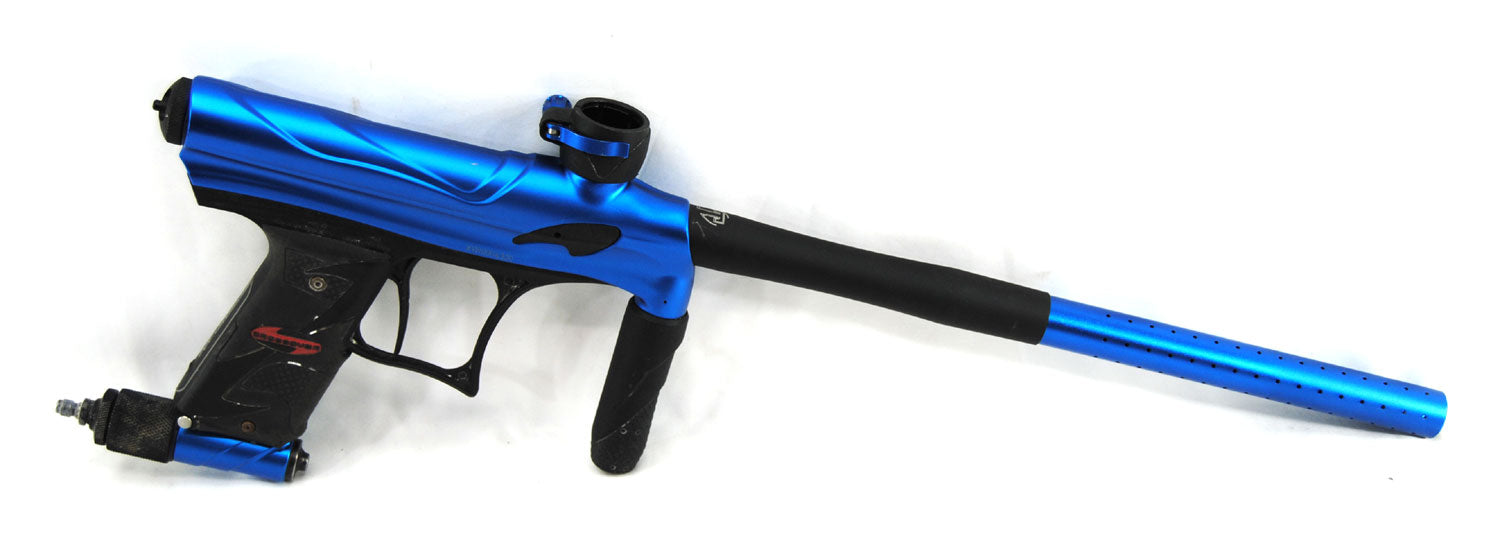 Used Tippmann Crossover w/ Remote Line Adapter - Blue/Black - shocker paintball