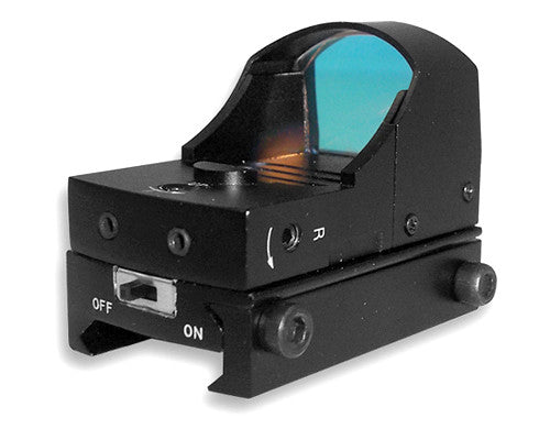 Compact Tactical Red Dot Reflex Sight - Weaver Base - Black - NC Star