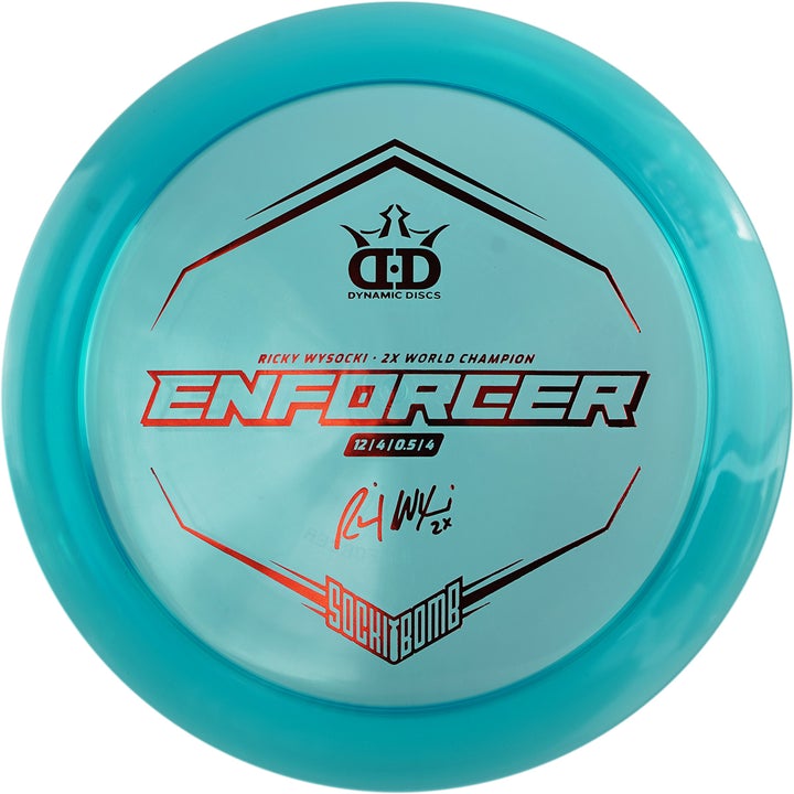 Dynamic Discs Lucid-X Enforcer Disc Ricky Wysocki Sockibomb Stamp