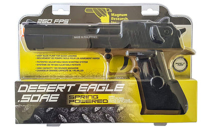 Desert Eagle Spring Powered Airsoft Pistol - Black/Dark Earth - Cybergun