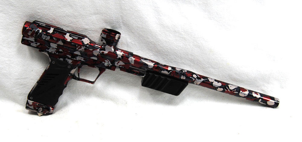 Used Bob Long MVP Red Camo Pump Paintball Marker - Bob Long