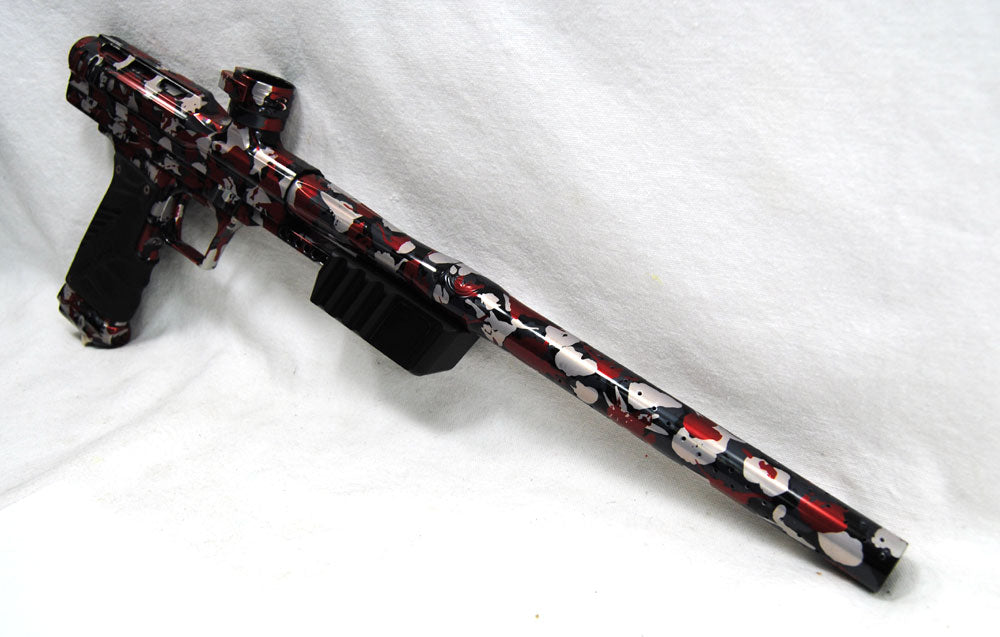 Used Bob Long MVP Red Camo Pump Paintball Marker - Bob Long