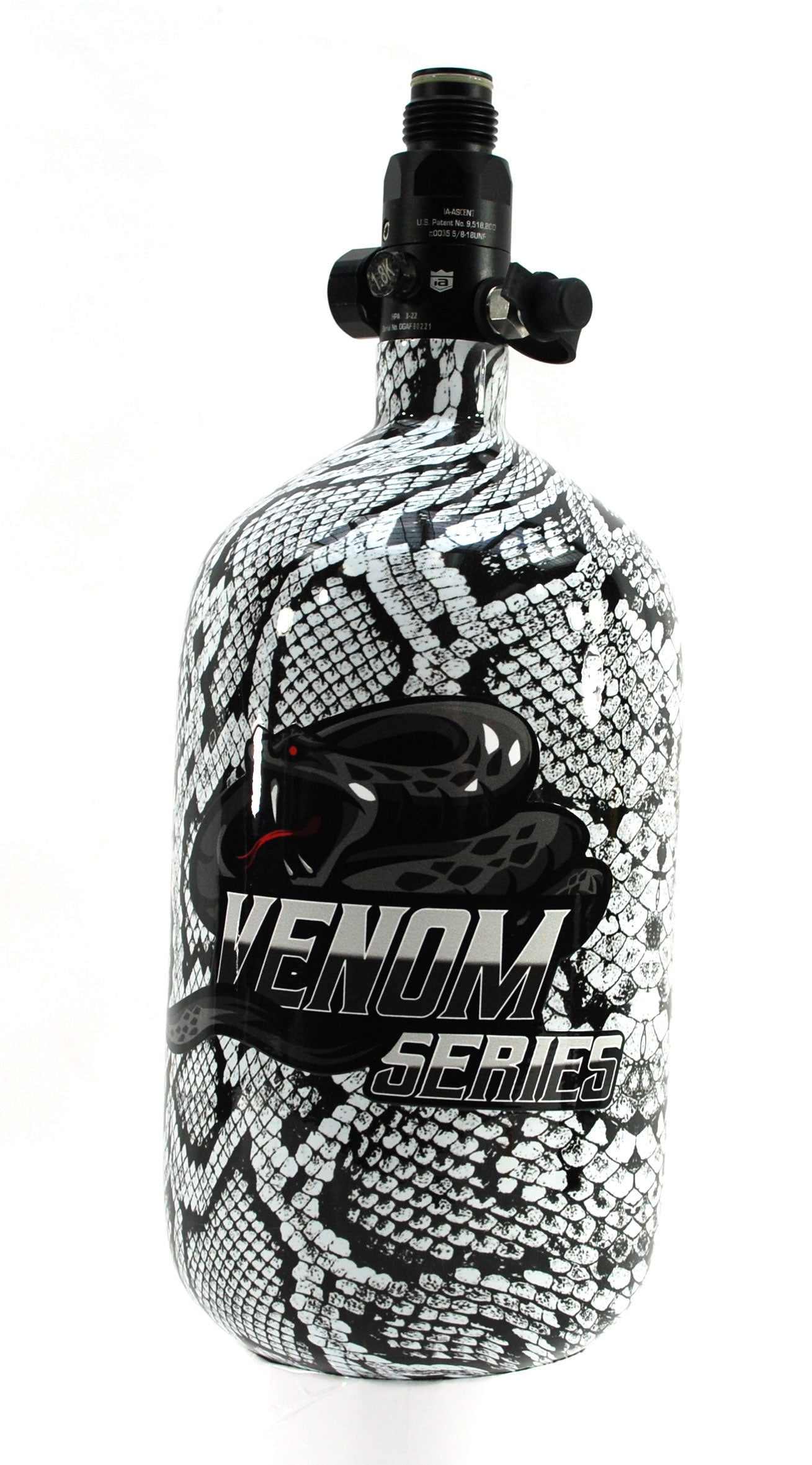Immortal Air VENOM SERIES 77ci 4500psi Carbon Fiber HPA Tank