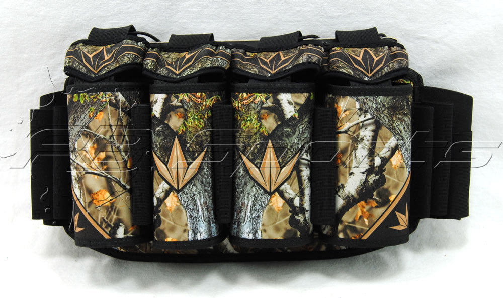 Bunker Kings Paintball Harness Sherwood Camo 4+7 Pod Harness - Bunker Kings