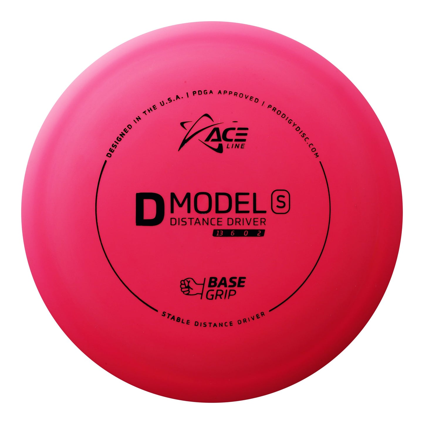 Prodigy Ace Line D Model S Distance Driver Disc - Basegrip Glow Plastic