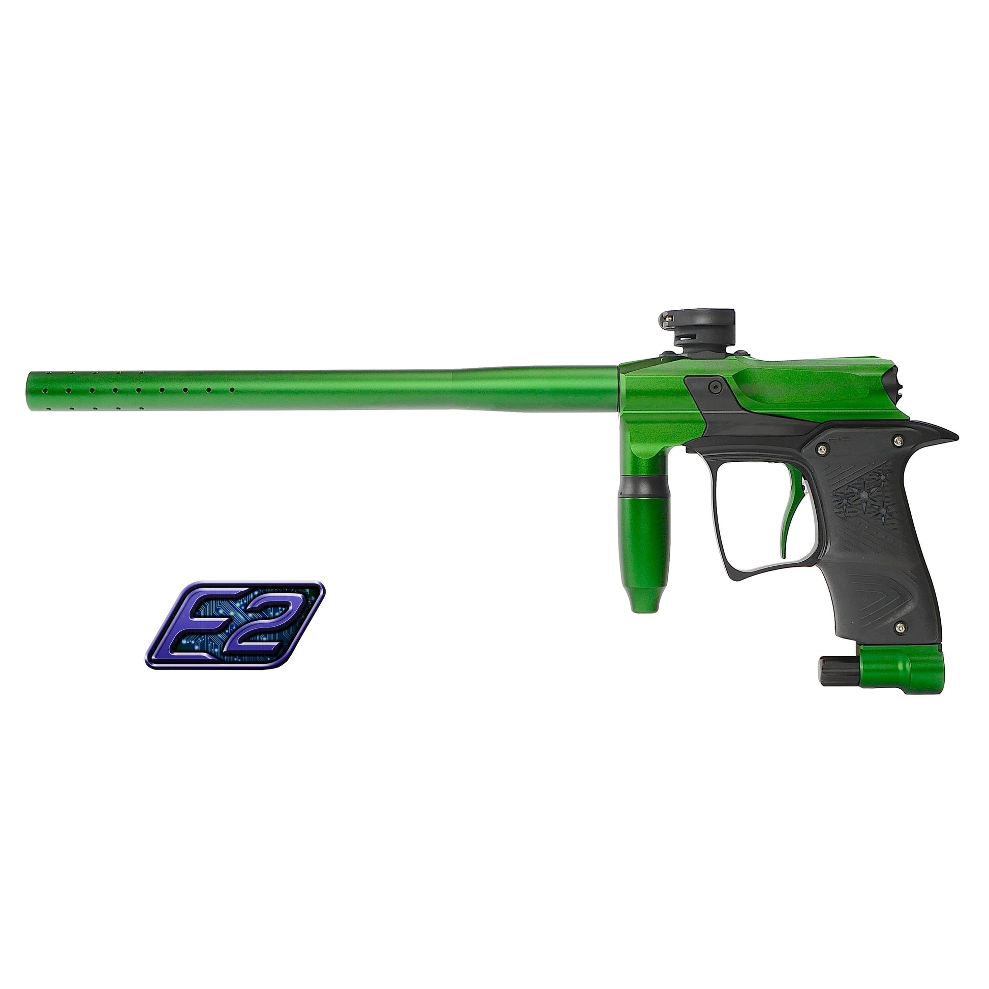 Dangerous Power E2 Electronic Speedball Paintball Marker Green - Dangerous Power